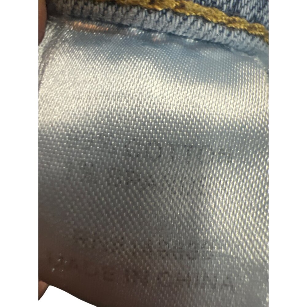 Stylish Blue Denim Jeans with Orange Accents - Picture 4 of 9